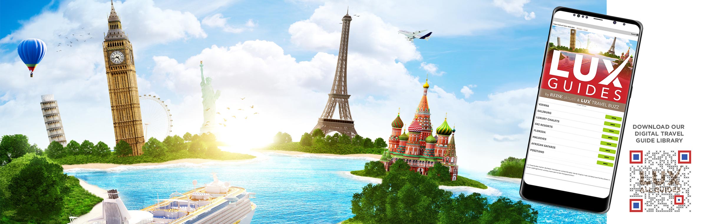 Digital Travel Guides from Lux Travel Buzz / Reise Aktuell